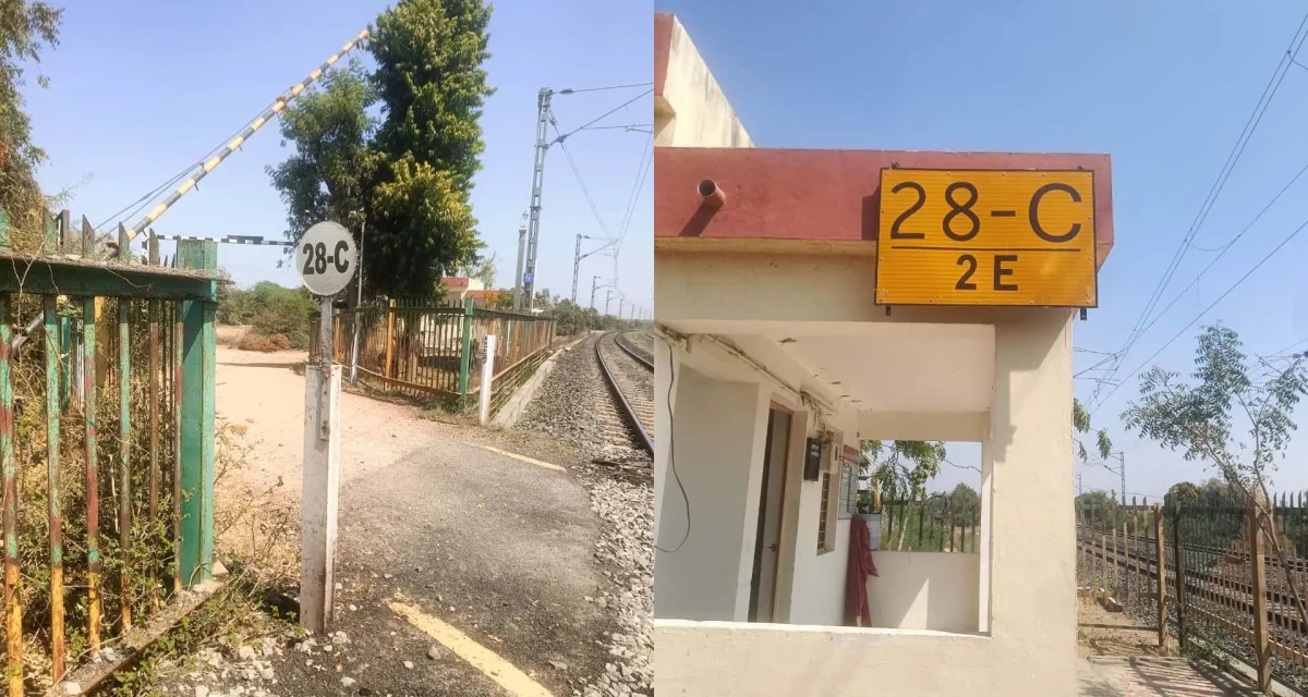 પાલનપુર–કંડલા રેલ લાઇન પર ફાટક નં.28-C રેલ્વે તંત્ર દ્વારા બંધ કરવાની હીલચાલથી ખેડૂતોમાં રોષ