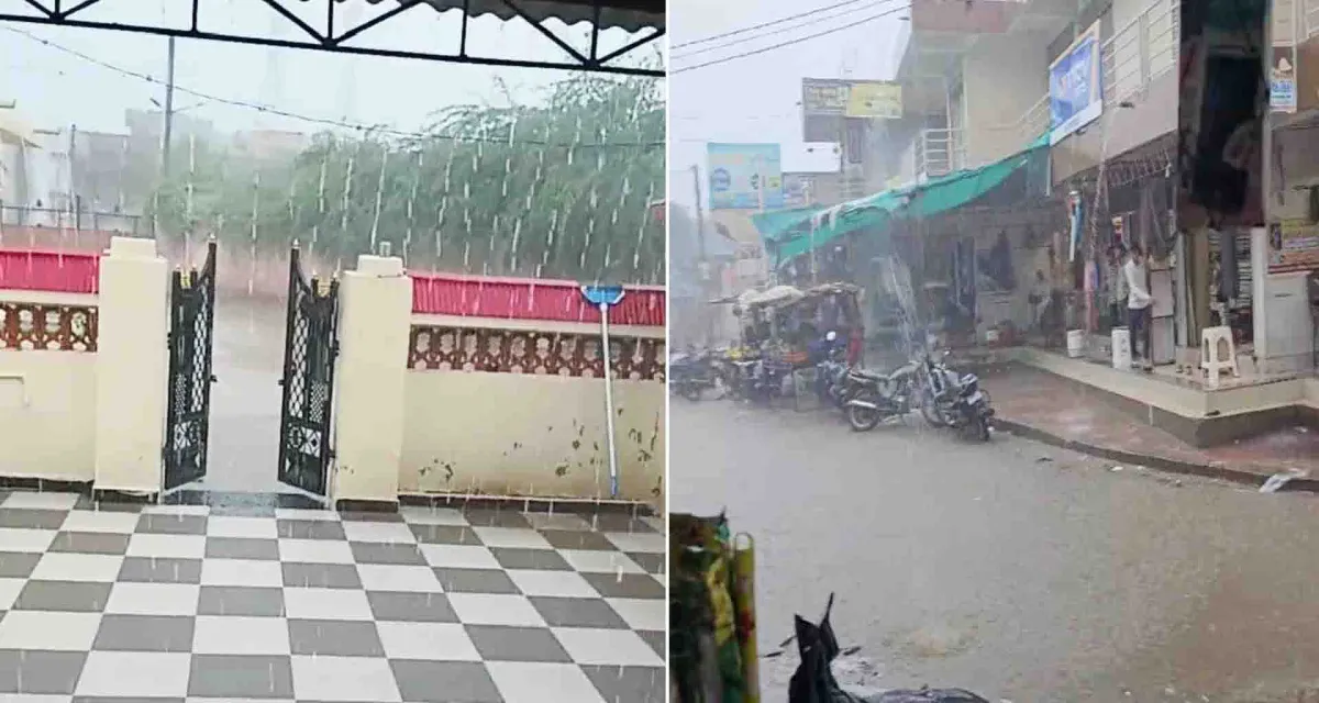 સરહદી વાવ પંથકમાં મેઘરાજાની ધમાકેદાર એન્ટ્રી; ખેડૂતોમાં ખુશી