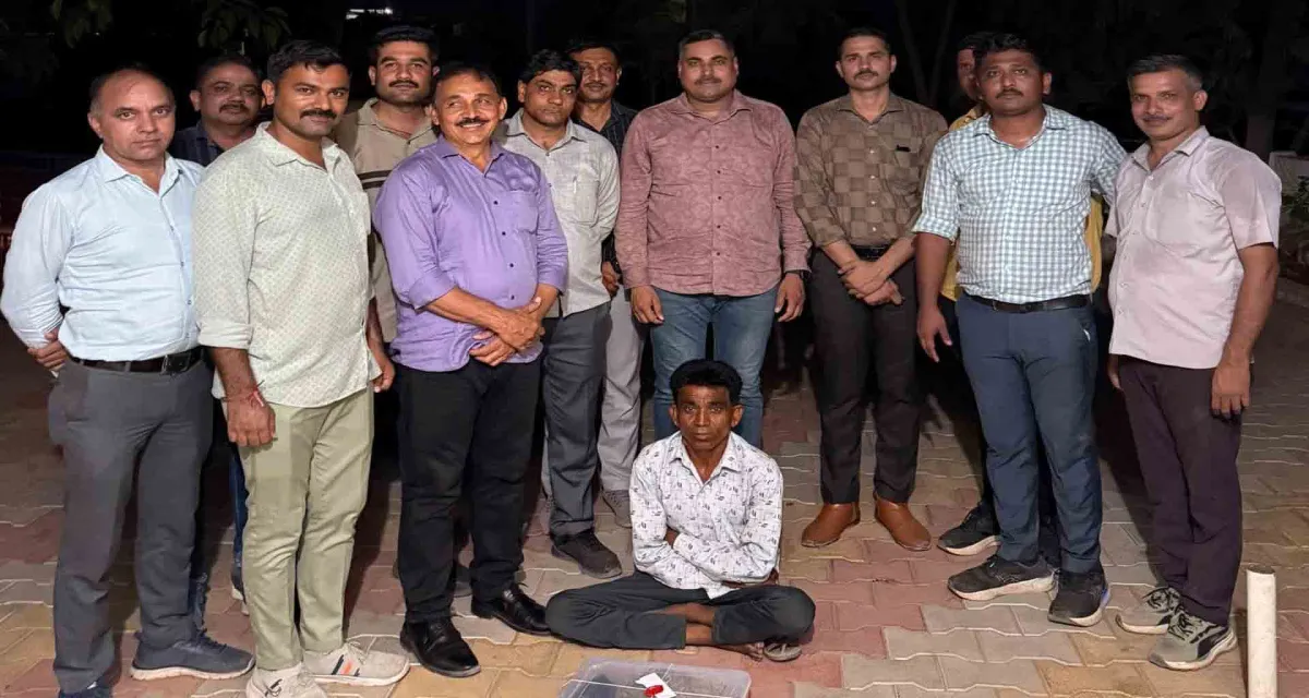 ડીસાના ગવાડી વિસ્તારમાંથી ગાંજા સાથે એક શખ્સ ઝડપાયો