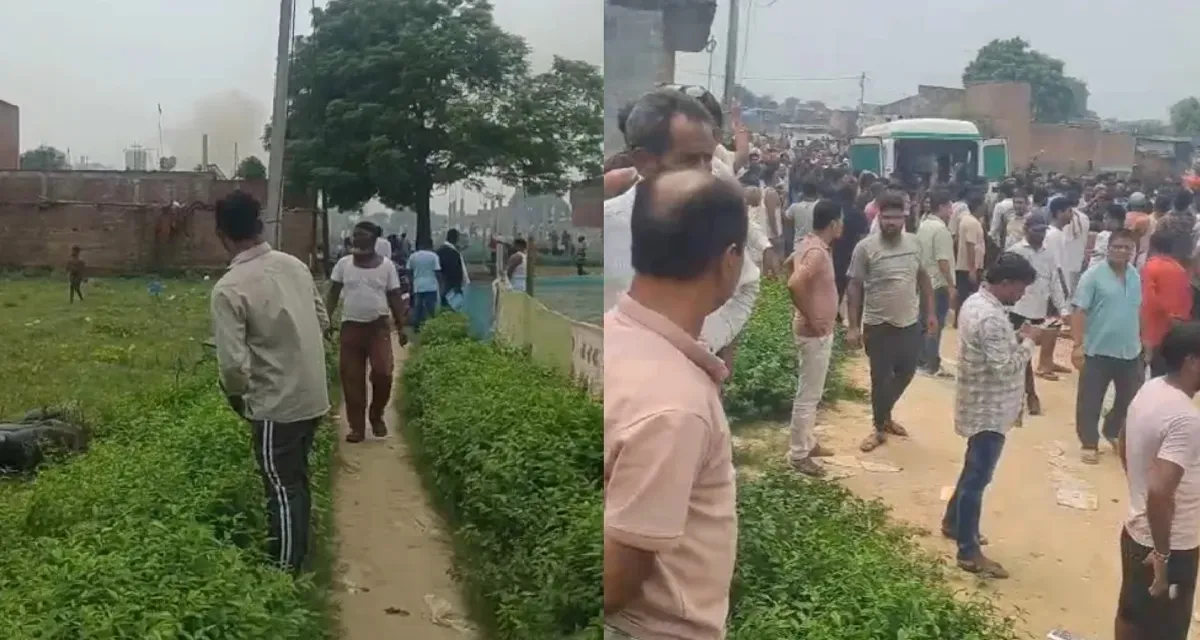 લખનૌમાં ફટાકડાની ફેક્ટરીમાં પ્રચંડ વિસ્ફોટ, 2 લોકોના મોત, 5 ઘાયલ, SDRF ટીમ બચાવ કાર્યમાં લાગી