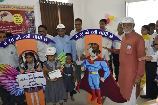 આરોગ્ય મંત્રીશ્રી ઋષિકેશ પટેલે ઊંઝા ખાતેથી Td અને DPT (ત્રિગુણી) રસીકરણ અભિયાનનો રાજ્યવ્યાપી પ્રારંભ કરાવ્યો