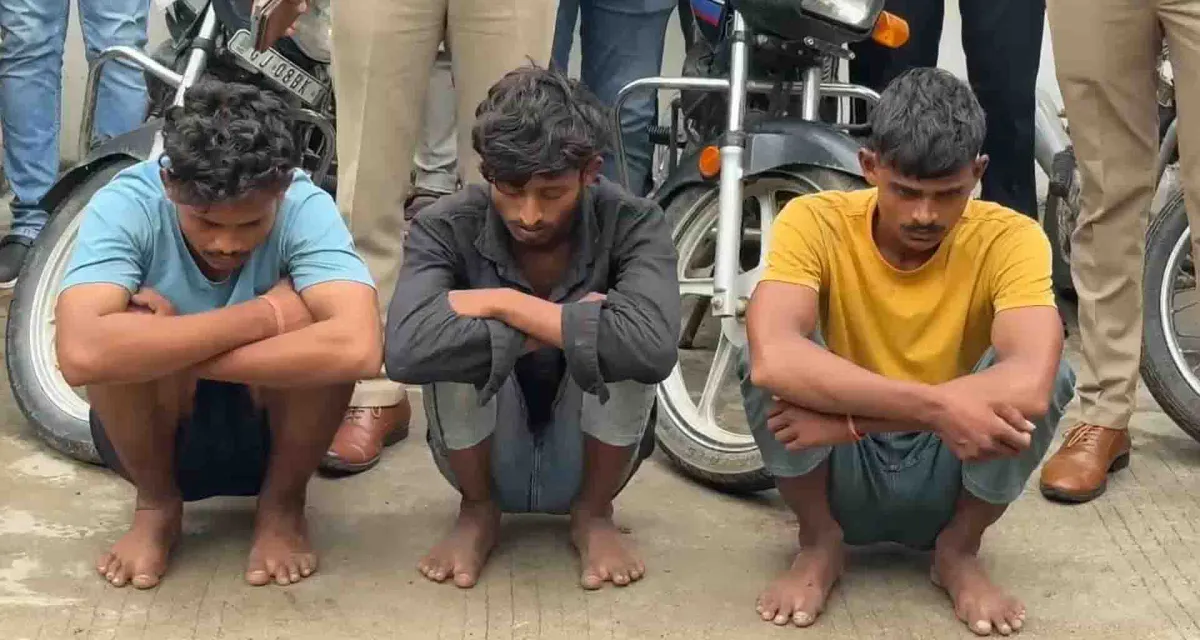 પાલનપુર પશ્ચિમ પોલીસે 6 બાઇકો સાથે 3 શખ્સોને ઝડપી લીધા...!
