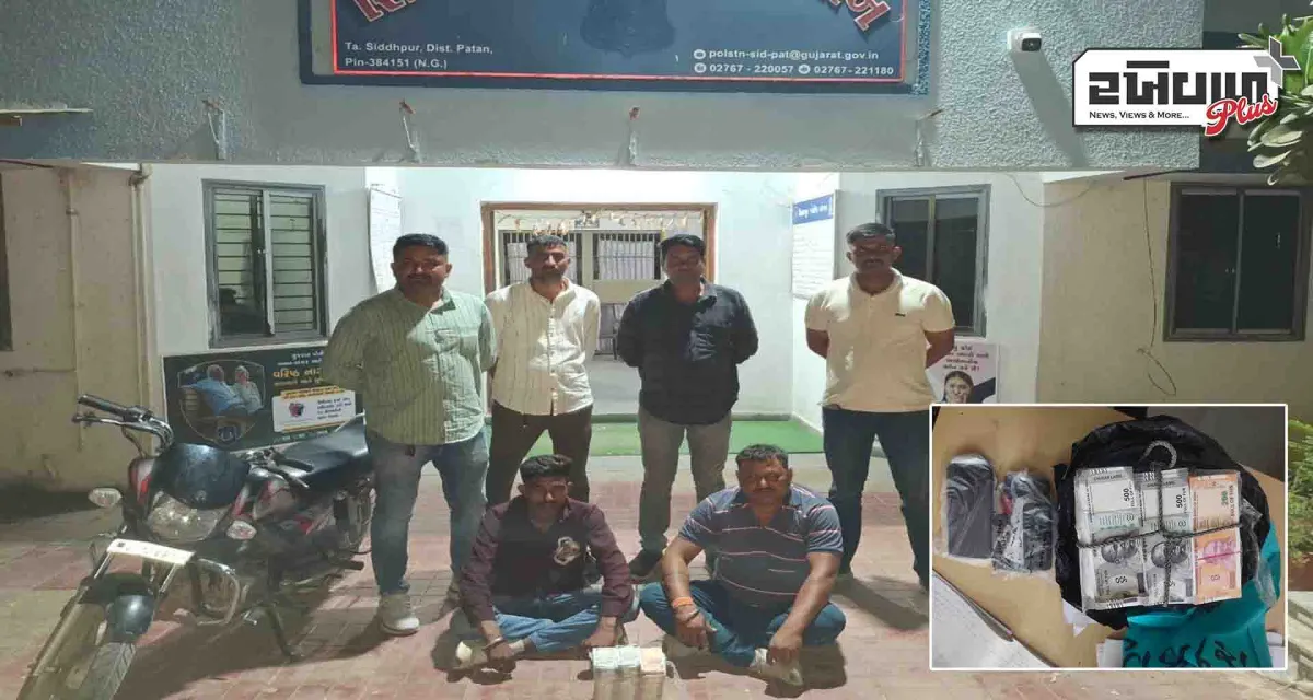 પાટણ એલસીબી ટીમે એકના ડબલની લાલચ આપીને લોકો સાથે છેતરપિંડી કરવા નિકળેલા બે શખ્સો ને દબોચ્યા