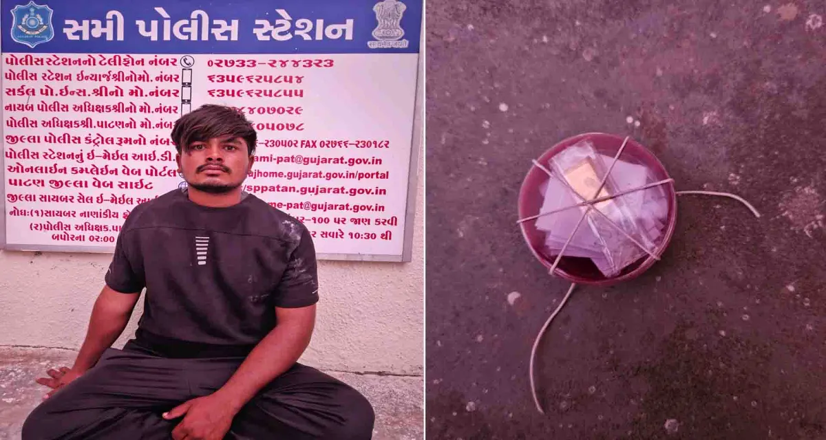 પાટણ એલસીબીએ એક વર્ષ જૂની ઘરફોડ ચોરીનો ભેદ ઉકેલ્યો; સોનાના બિસ્કિટ સાથે એક અટકાયત