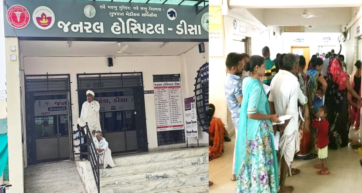 ડીસા સહિત જિલ્લામાં વાયરલ બીમારીઓના લક્ષણો જણાતાં ફફડાટ