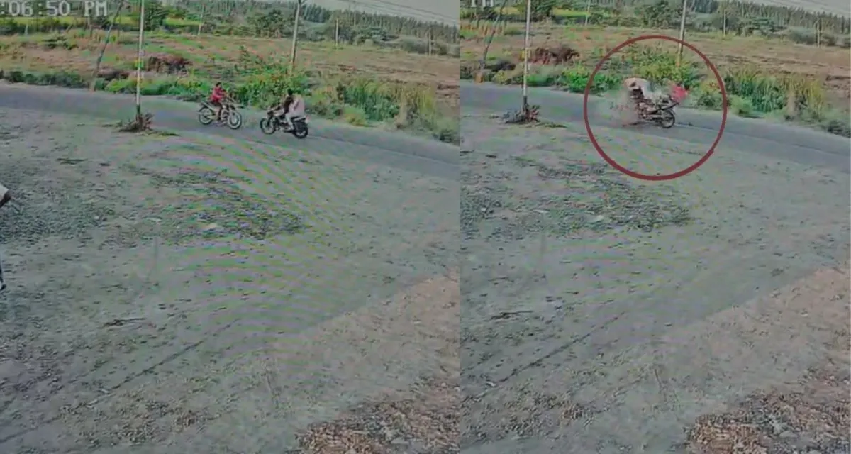 સુરત: બે બાઇક જોરદાર ટકરાઈ, એકનું દુઃખદ મોત