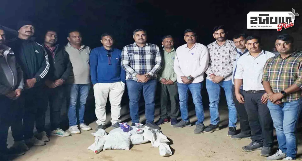 મડાલમાં રાયડા અને એરંડાના પાક વચ્ચે 11 કિલો અફીણના ડુંડા મળ્યા, બે ખેડૂત ફરાર