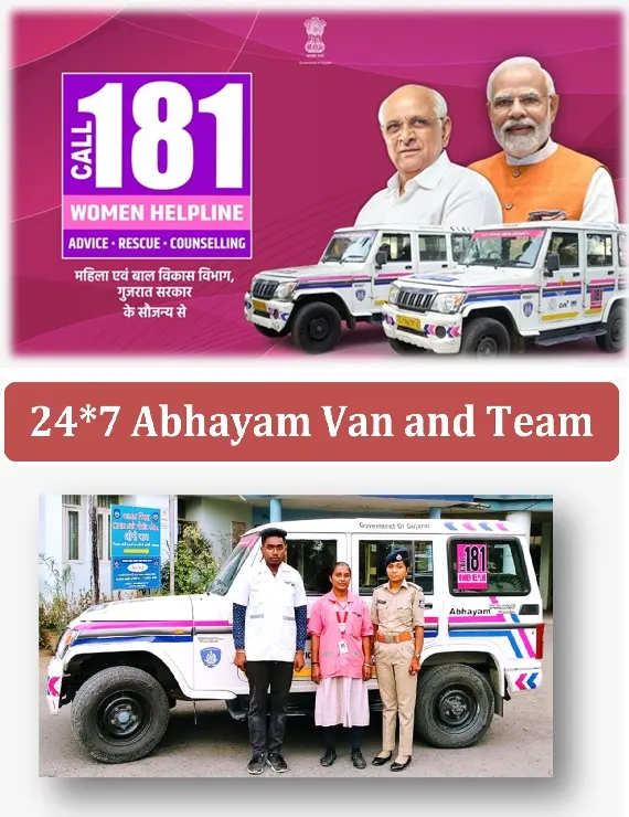અભયમ ૧૮૧ મહિલા હેલ્પલાઇન છેલ્લા ૧૦ વર્ષોથી ગુજરાતની મહિલાઓ માટે સુરક્ષા, આશ્રય અને સશક્તિકરણનું પ્રતીક