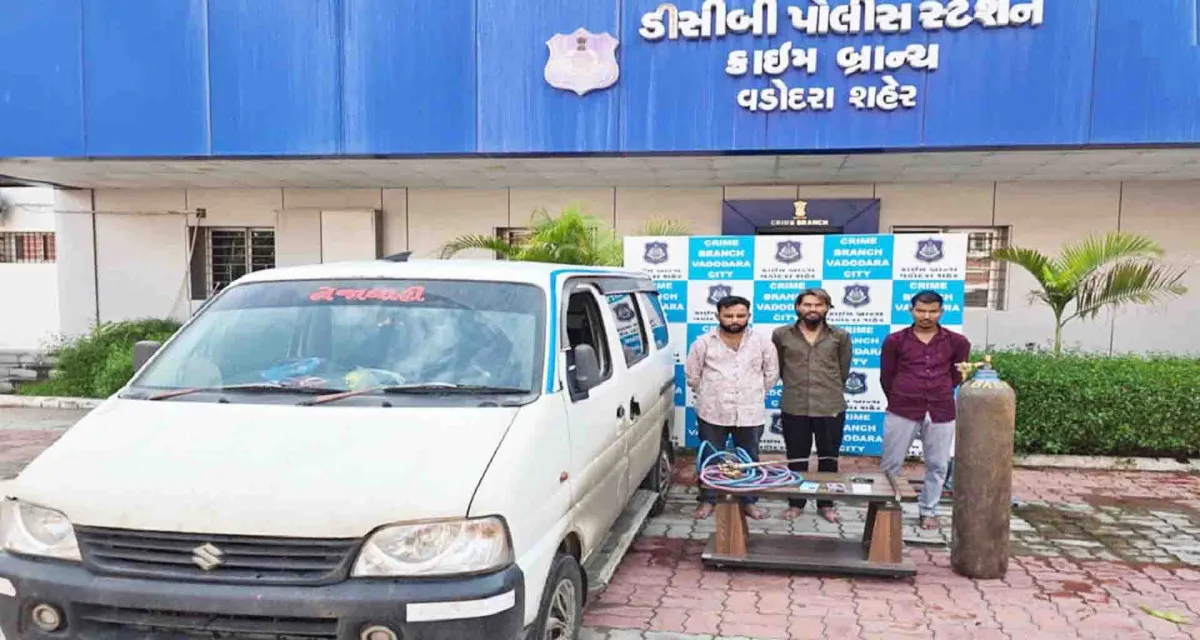 વડોદરા ક્રાઈમ બ્રાન્ચે એટીએમ મશીન તોડવાના પ્રયાસ કરનારા આરોપીની ધરપકડ કરી