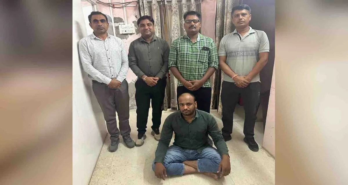 મહેસાણા SOGની ટીમે નાર્કોટિક્સના ગુનામાં નાસ્તા ફરતા આરોપીને મહેસાણા માંથી ઝડપી પાડ્યો