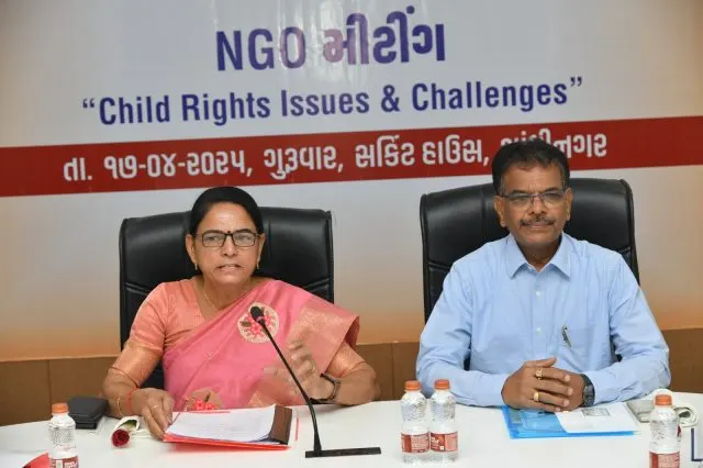 ગુજરાત રાજ્ય બાળ અધિકાર સંરક્ષણ આયોગ દ્વારા વિવિધ સ્વૈચ્છિક સંસ્થાઓ સાથે સહયોગ અને સંકલન માટે ગાંધીનગર ખાતે વિશેષ બેઠક યોજાઈ