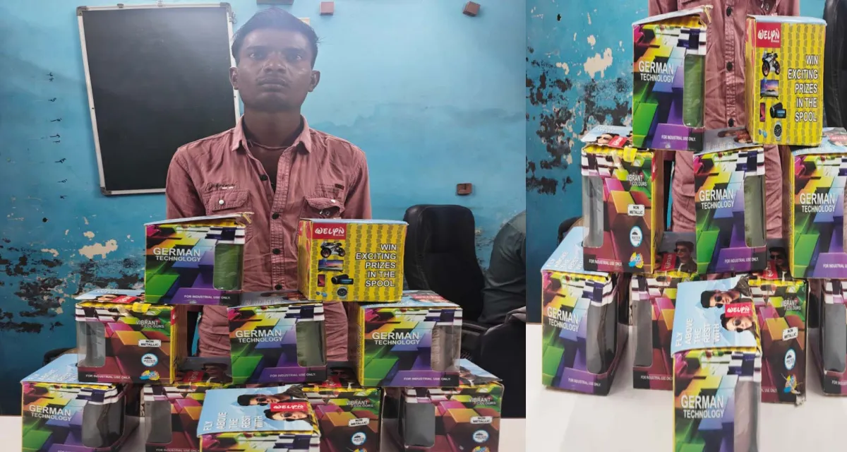 પાલનપુરમાં ચાઈનીઝ દોરી સાથે ઈસમ ઝડપાયો